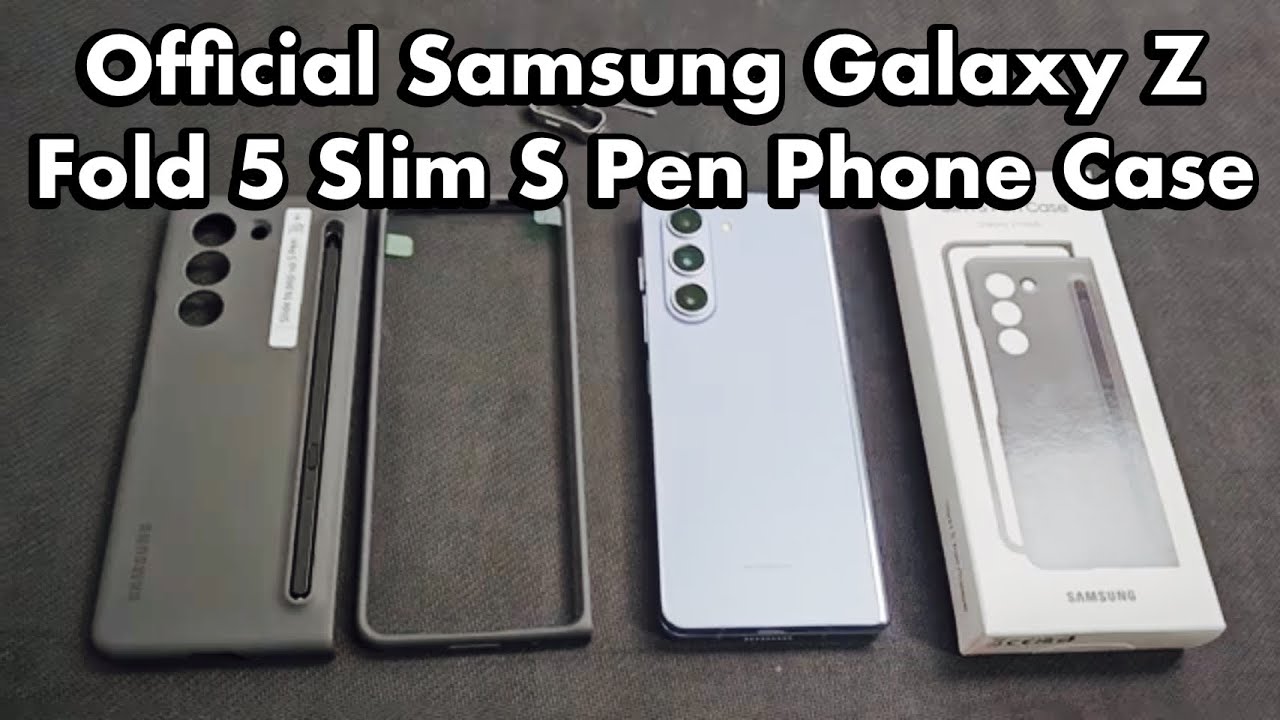 Official SAMSUNG Galaxy Z Fold 5 Slim S Pen Phone Case | Review