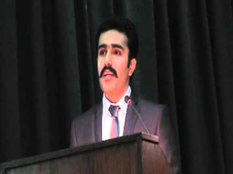 Ali Raza Gc funny speech by Ali Raza Shah at GC University Lahore - YouTube
