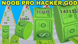 NOOB VS PRO VS HACKER VS GOD in Cash Up!