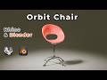 Orbit Chair - Rhino Modeling + Blender Rendering