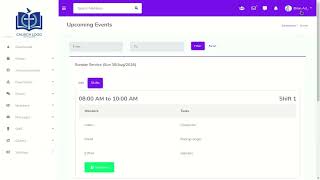 GForce volunteer management system update: Event volunteers and duplication