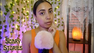 ASMR Reading Scary Stories for Halloween 👻 Close Whispering & Mic Brushing