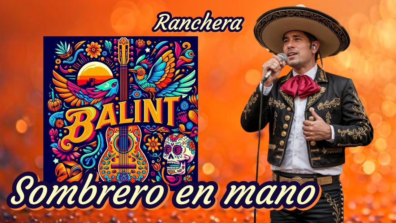 BaIint - Sombrero en Mano (Lyric Video) 100% AI 🎶 Mexican Ranchera # ...