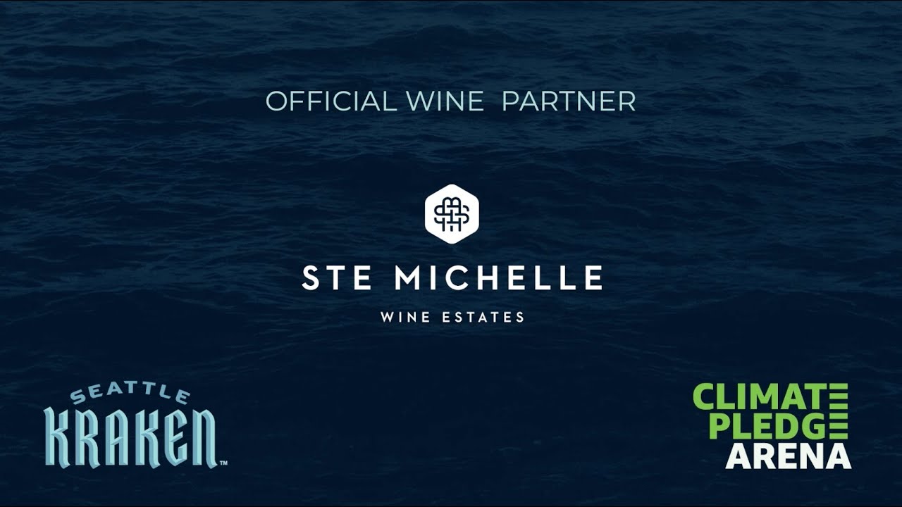 Ste. Michelle Wine Estates, Seattle Kraken and Climate Pledge Arena, Announce Partnership