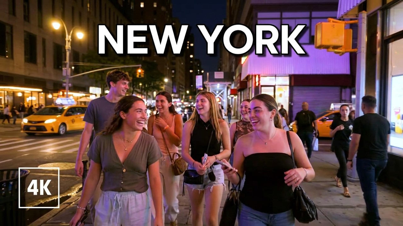 New York, Amerika Serikat | Jelajah Kota Malam 4K | 26 Jul 2026