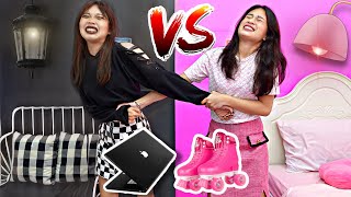 ใช้ชีวิตสีดำ vs สีชมพู | BLACKPINK | Black vs Pink Challenge | ใยบัว ฟันแฟมิลี่ Fun Family