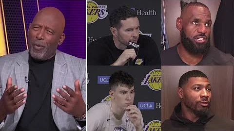 FULL Lakers POSTGAME INTERVIEWS & ANALYSIS vs. Clippers | J. Worthy, LeBron, Redick, Smart, LaRavia