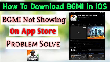 BGMI Not Showing In App Store Problem Solve | BGMI Download Problem Solve In iOS | BGMI