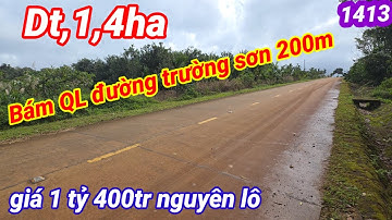 Bán vườn giá rẻ gia lai, 1,4ha Bám mặt đường trường sơn 170m,giá 1 tỷ 400tr nguyên lô,