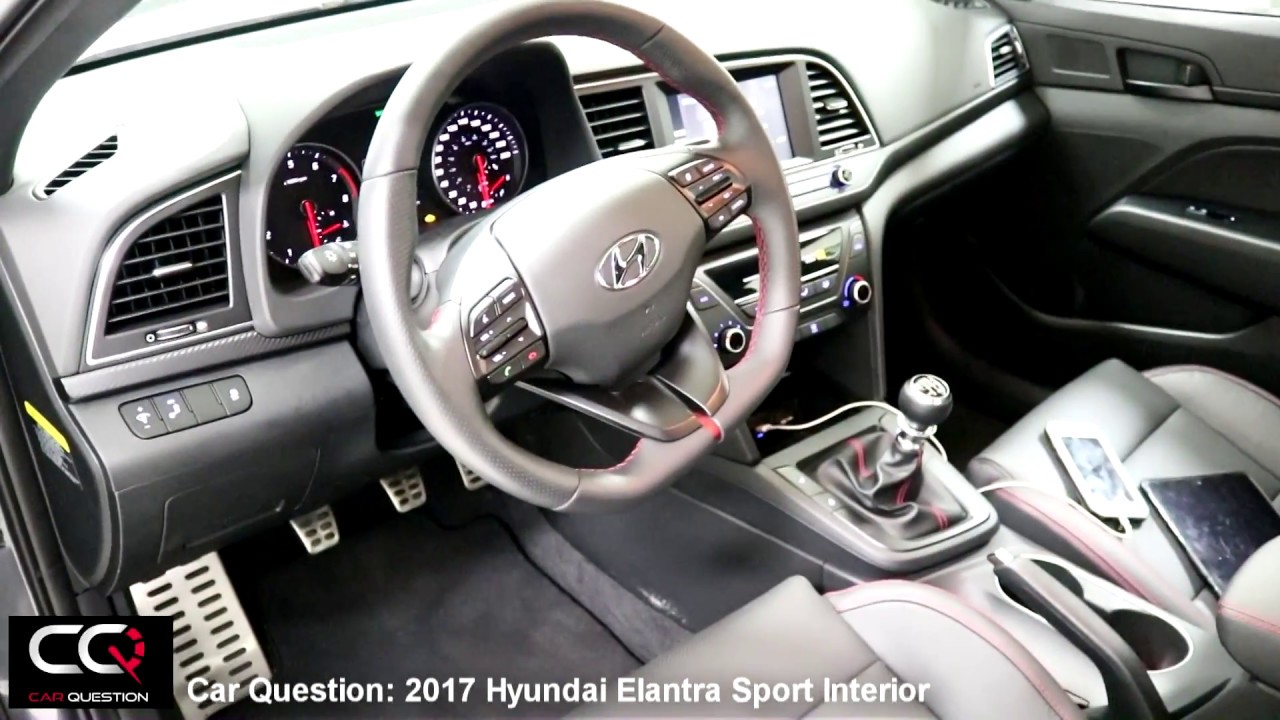 2017 Hyundai Elantra Sport Interior The Most Complete Review Part 2 6