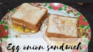 EGG ONION SANDWICH RECIPE- Cook with mommy
