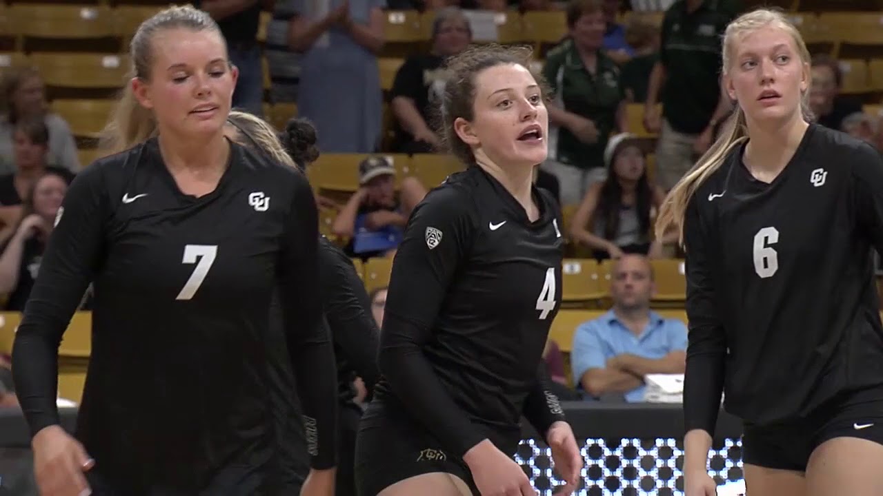 Volleyball Highlights Cu 3 Colorado State 1 Youtube