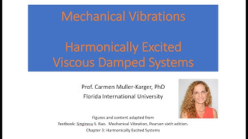 Narrated Lecture CH 3   Part 3 Harmonically excited damped systems S21