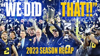 Michigan Football 2023-24 National Championship Season Recap (Mini-Movie) | "We Did That!!"