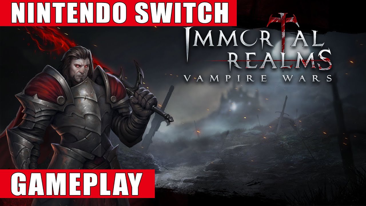Immortal Realms Vampire Wars para Nintendo Switch: Garanta hoje mesmo o  seu, Midia Fisica, Novo, Lacrado e Original!