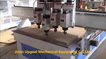Economic 4 Spindles Changing Auto Tool Changing CNC Wood Carving Machine