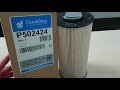DONALDSON P502424 Fuel filter, water separator, element. Фильтр топливный, сепаратор, элемент