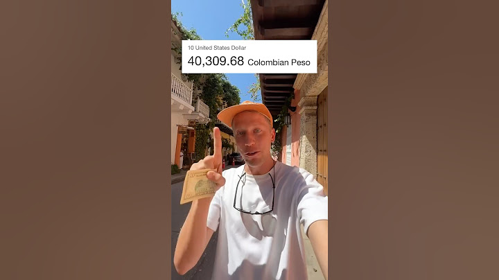What does 3 US dollars get you in Colombia?