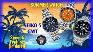 New Seiko 5 Sports Style GMT – SSK001K1, SSK003K1 &amp; SSK005K1 Spec &amp; Features