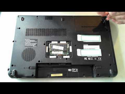 Toshiba Satellite A660 Memory & HDD Replacement