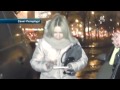 Наглые водители образовали пробку на тротуаре в Петербурге