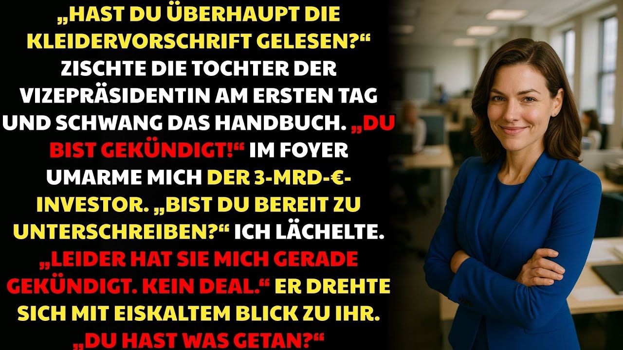 Sie Feuerte Mich – Und Vernichtete Eine 3-Mrd-€-Fusion | Enthüllte Firmenrache