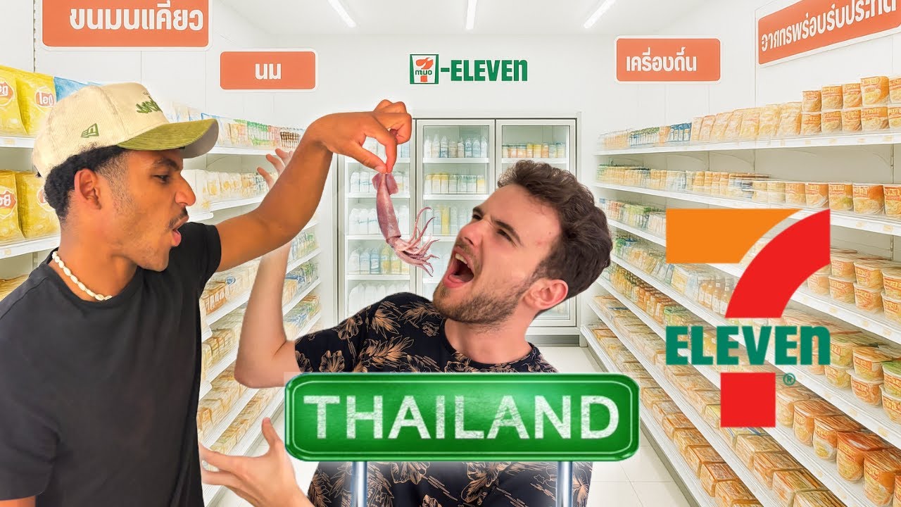 7 Eleven THAILANDE  (une dégustation vreuuuument) 🇹🇭