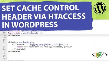 How to Set Cache-Control Headers via .htaccess in WordPress | Performance & Security