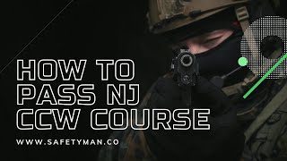 How to pass the New Jersey concealed, carry handgun permit qualification course. #ccw
