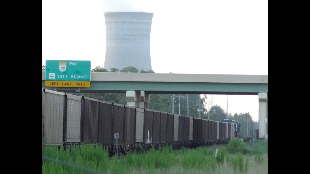CSX Arriving Curtis Stanton Coal Power Plant Orlando FL