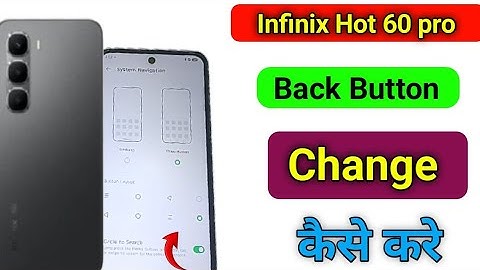 infinix hot 60 pro full side back button setting | infinix hot 60 pro gesture navigation setting