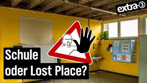Realer Irrsinn: Marode Schule unter Denkmalschutz in Frankfurt | extra 3 Spezial: Der reale Irrsinn