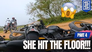 She crashed a NEW Himalayan 450 😱 [Part 4]