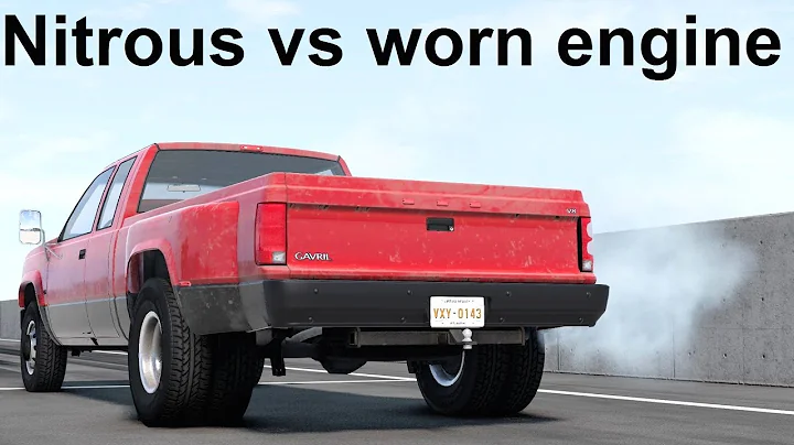 How Much Nitrous Can A 1 Million Mile Engine Take? BeamNG. Drive