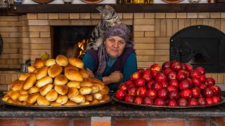 Самый Дорогой Сорт Яблок В Азербайджане | Выпечка Яблочных Булочек | Гизил Ахмад