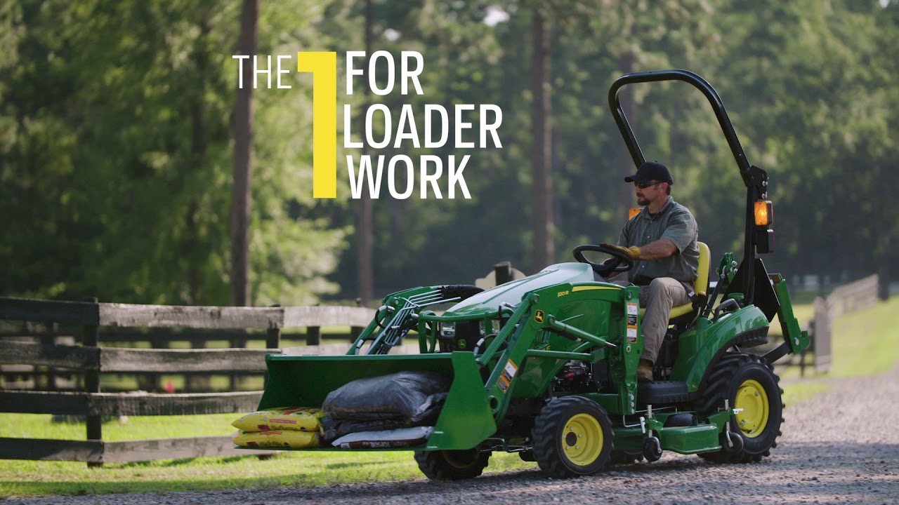 The 120R Quik™Park Loader Overview John Deere Compact Tractors YouTube