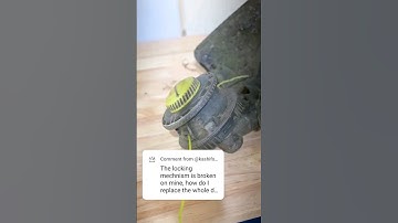 Hoe vervang je de Ryobi 40 Weed Eater-kop?