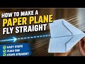 Zero-Wobble Paper Plane Design Secrets #video 