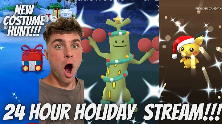 ✨ 24 HOUR STREAM!!! Shiny Costume Sudowoodo And Costume Charjabug Hunt LIVE In Pokemon Go!✨