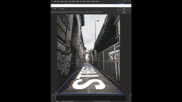 Realistic Perspective Text in Photoshop #shorts