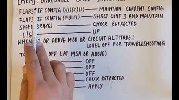 A320 Memory Item: Unreliable Speed Indication