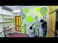 How to Make Stencil wall design correctly and easily.