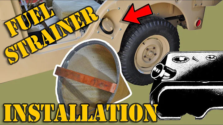 Restore your Willys | Fuel strainer tank neck installation | M38A1