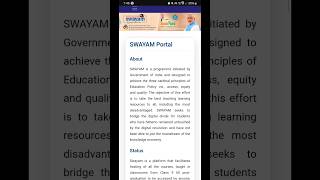 How to regester in swayam portal in mobile screenshot 5