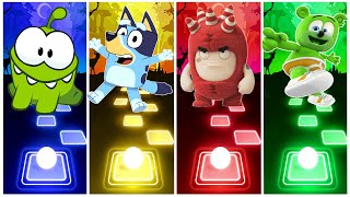 Om Nom 🆚 Blue Bingo 🆚 Oddbods Fuse 🆚 Gummy Bear. 💟🎵 Who Is Best?