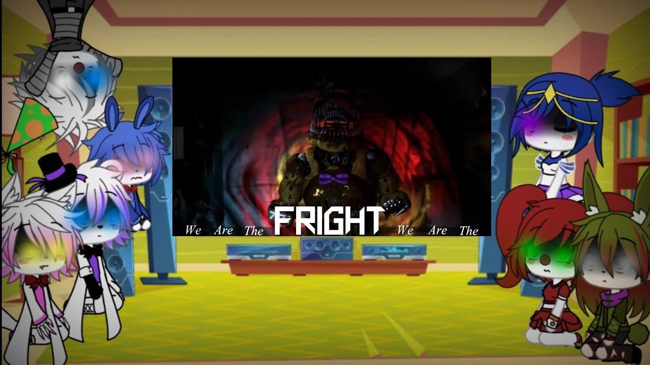 Sister Location + Springtrap reaccionan a Ultimate Fright/Original en gacha life/