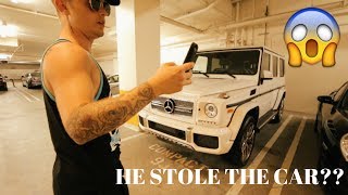 JUSTIN BIEBER IMPERSONATOR INVADES MONTAGE & BIEBER'S CAR (INSANE!!)