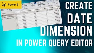 Create Date Dimension using DAX within Power BI Desktop