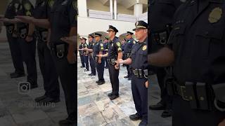 🚔 Chief Vanic inpsects Major Events Division—ensures readiness & honors their dedication!