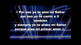 Video thumbnail of "Por eso yo te canto - PISTA Y LETRA"